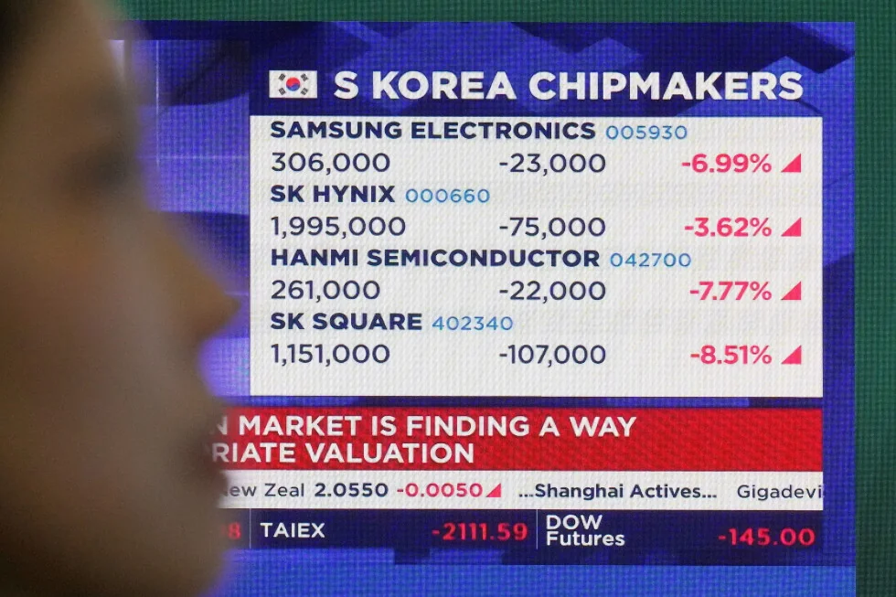 Las acciones de Asia bajan después de que caen las acciones de Big Tech, y Wall St tiene su peor día en meses
