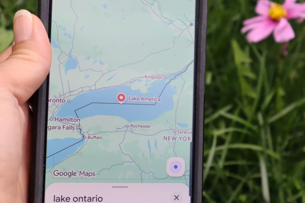 El lago Ontario ahora se llama lago América en Google Maps para los usuarios de EE. UU. después de que Trump ordenó el cambio de nombre.
