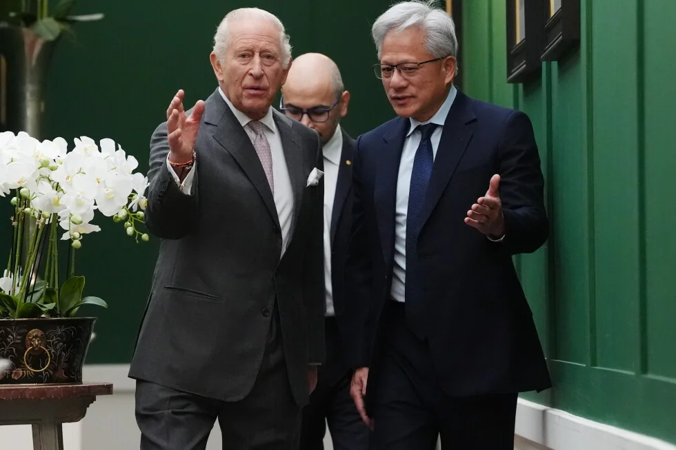 El rey Carlos conoce a líderes de IA