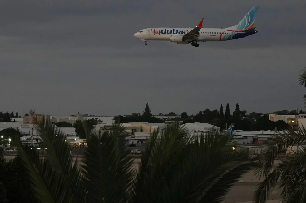 El vuelo de FlyDubai aterriza en Arabia Saudita.